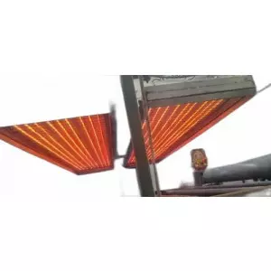 Ceramic Fiber Board Heater Installed In Industrial Setting