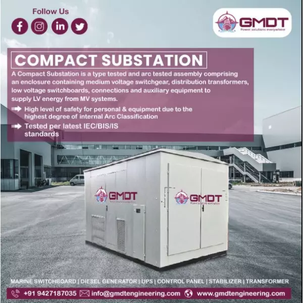 Compact Secondary Substation For Manufacturing Industry Kenya