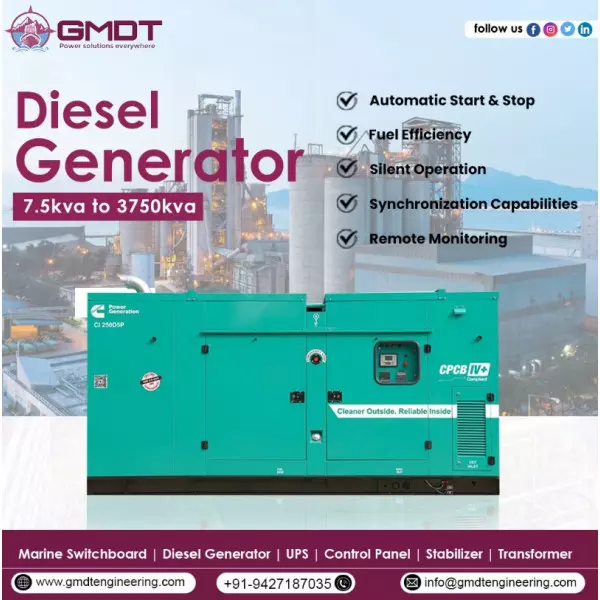 Cummins 250kVA Three Phase Silent Diesel Generator Kenya