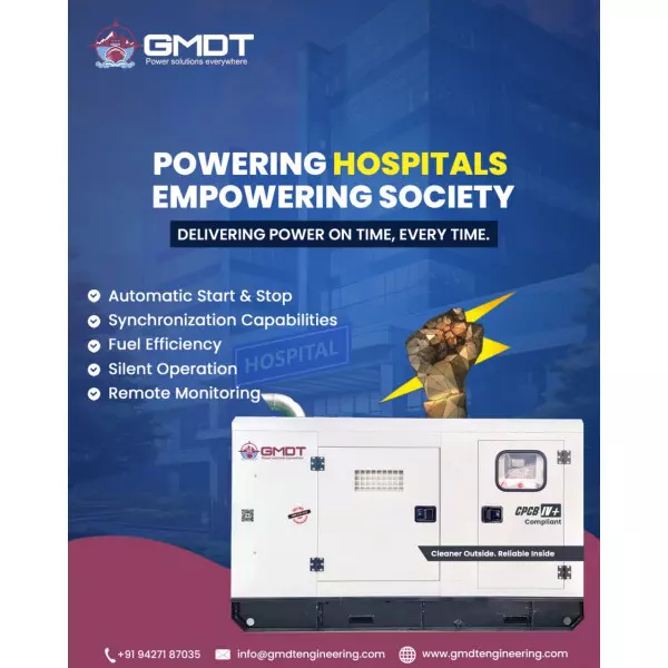 GMDT Diesel Generator For Supermarkets & Shopping Centers