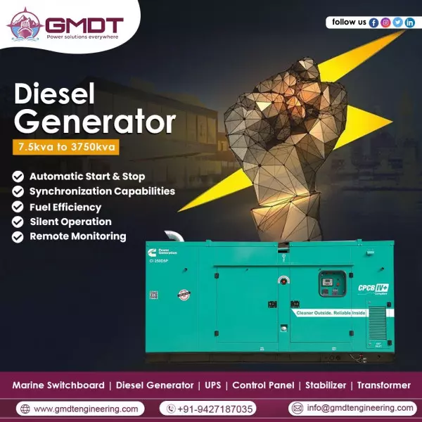 Industrial Diesel Generator For Continuous Power In Garsen