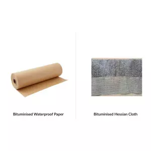 Bituminised Waterproof Paper & Bituminised Hessian Cloth