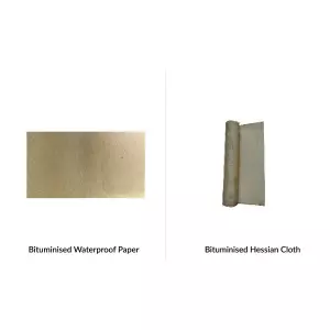 Bituminised Waterproof Paper & Bituminised Hessian Cloth