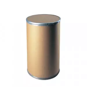 Round Paper Drum Showing Stitched Seam And Laminated Surface