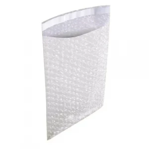 Close-up Of Transparent Air Bubble Bags Used For Packaging