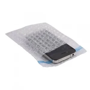Air Bubble Mobile Bag Showing Protective Cushioning For Shipping