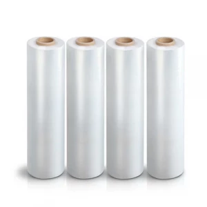 Rolls Of LLDPE Stretch Film Tightly Wound Ready For Shipping