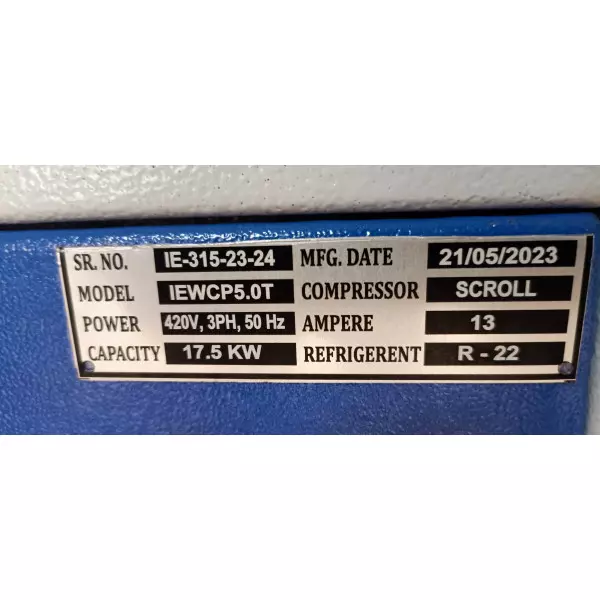 5 To 10 TR Air Cooled Scroll Chiller