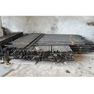 Steel Scaffolding Clamps Secured Onto Metal Pipes For Construction Support