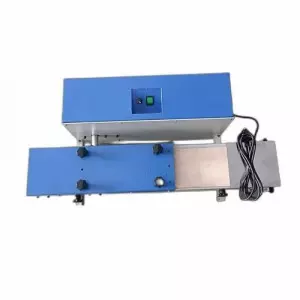 Cotton Wick Making Machine In Operation Showing Mechanical Parts And Cotton Feeding