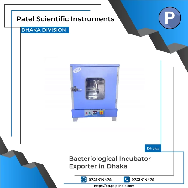 Bacteriological Incubator Used For Controlled Microbial Growth