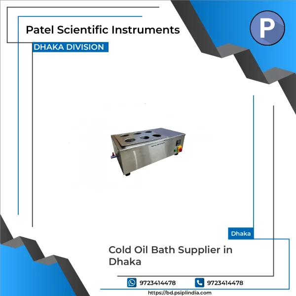 Cold Oil Bath Laboratory Equipment Showing Temperature Control Panel