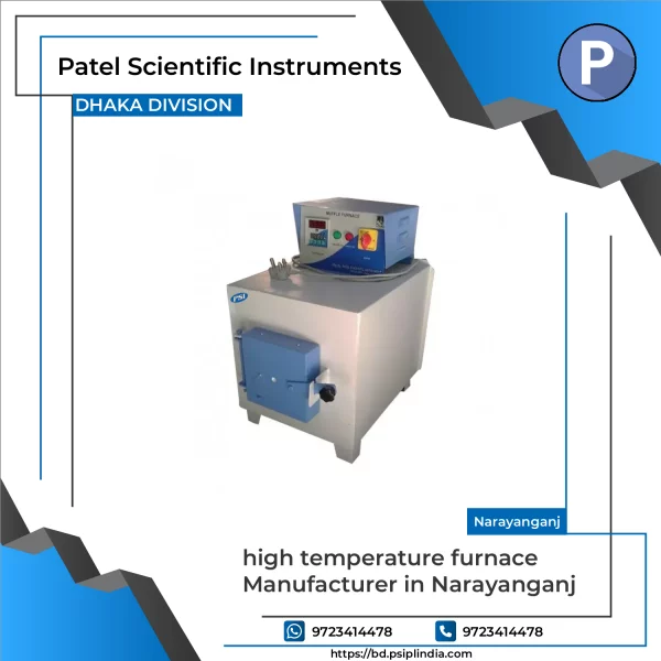 High Temperature Furnace With Control Panel