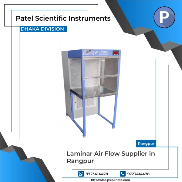 Laminar Air Flow Unit Showing Clean Workspace With HEPA Filter System