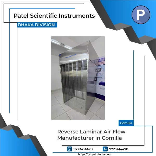 Reverse Laminar Air Flow Unit Showing Internal Workspace With Clear Visibility Of Sample Containers