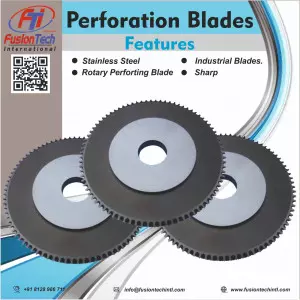 Tempered Perforating Blade Offered By FusionTech International Near DounKaev Cambodia