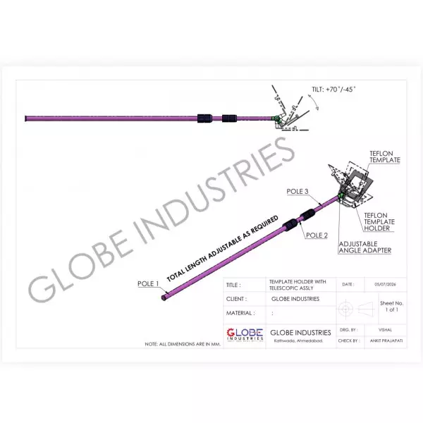 Swabbing And Template Tool