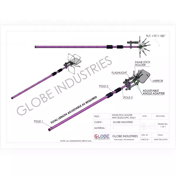 Swabbing And Template Tool