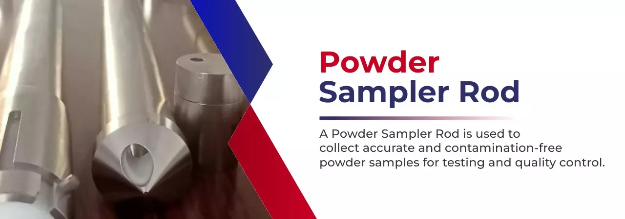 Stainless Steel Powder Sampler Rod for pharma use