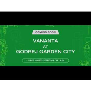 GODHREJ VANANTA @ GODHREJ GARDEN CITY JAGATPUR @ 1.5 BHK APPARTMENT