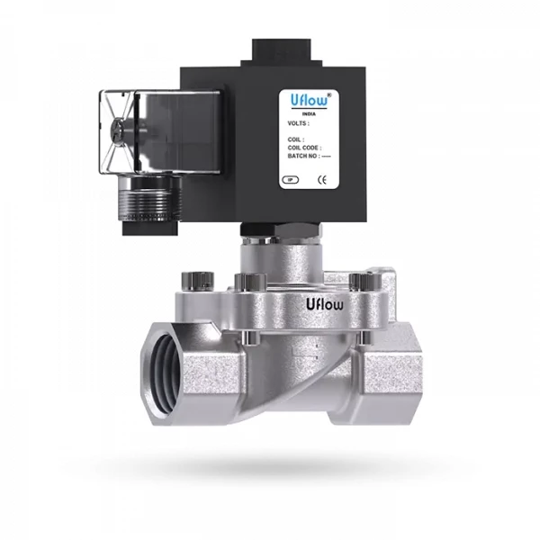 High Pressure Pilot Operated Diaphragm Type Solenoid Valve (NC / NO) - PBU Series