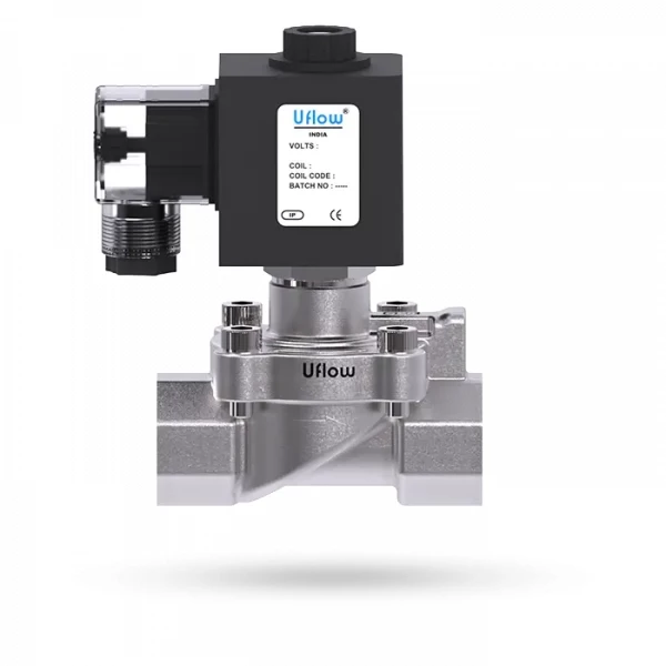High Pressure Pilot Operated Diaphragm Type Solenoid Valve (NC / NO) - PBU Series
