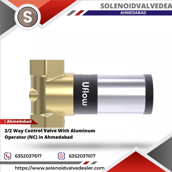 2/2 Way Control Valve With Aluminum Operator (NC) In Ahmedabad