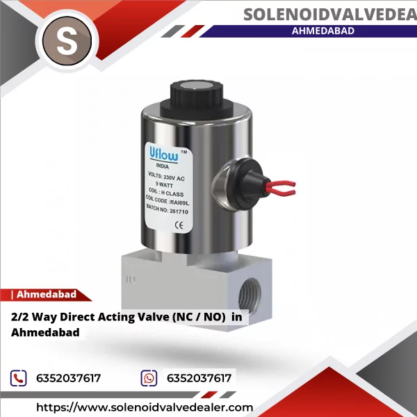 2/2 Way Direct Acting Valve (NC / NO) In Ahmedabad