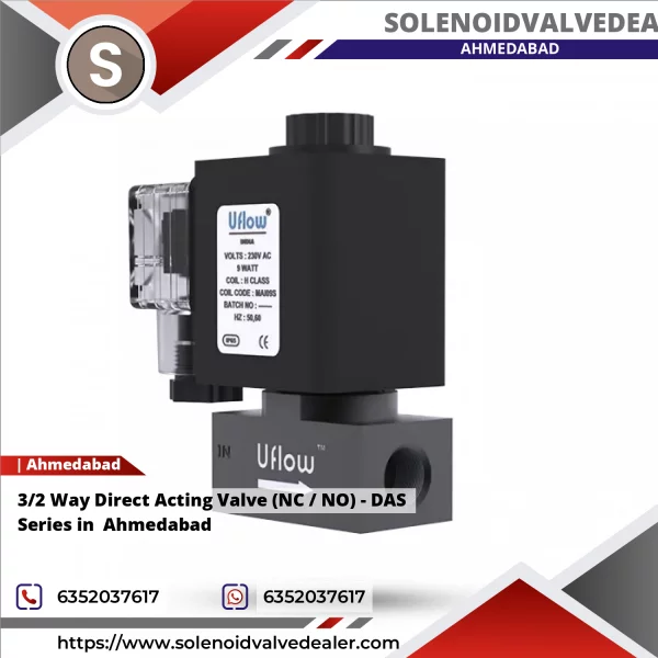 3/2 Way Direct Acting Valve (NC / NO) In Ahmedabad