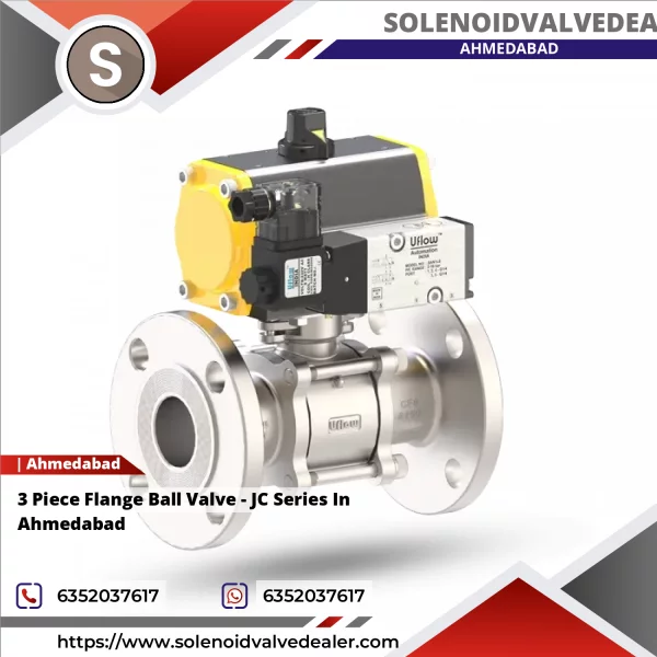 3 Piece Flange Ball Valve - JC Series In Ahmedabad