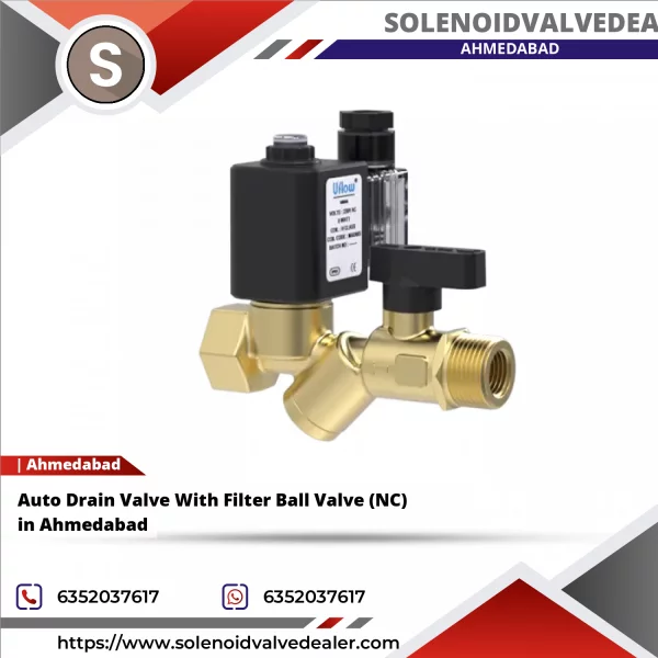 Auto Drain Valve With Filter Ball Valve (NC) In Ahmedabad