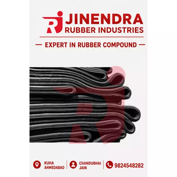 Nitrile Rubber Compound Sheets Stacked In Factory Warehouse