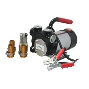 Electric Pump Installed In Submerged Condition At An Industrial Site