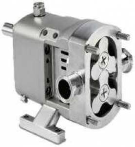 Lobe Pump Showing Stainless Steel Construction Used For Fluid Handling