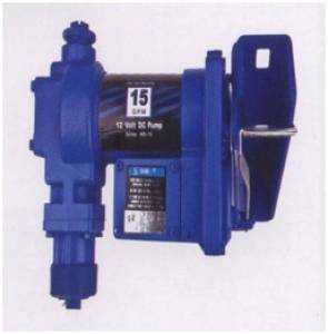 Polypropylene Barrel Pump Showing Inlet And Outlet Connections