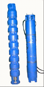 Submersible Pump Installed In Industrial Water System