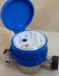 Industrial Water Meter Installed At An Outdoor Facility Measuring Water Flow Accurately