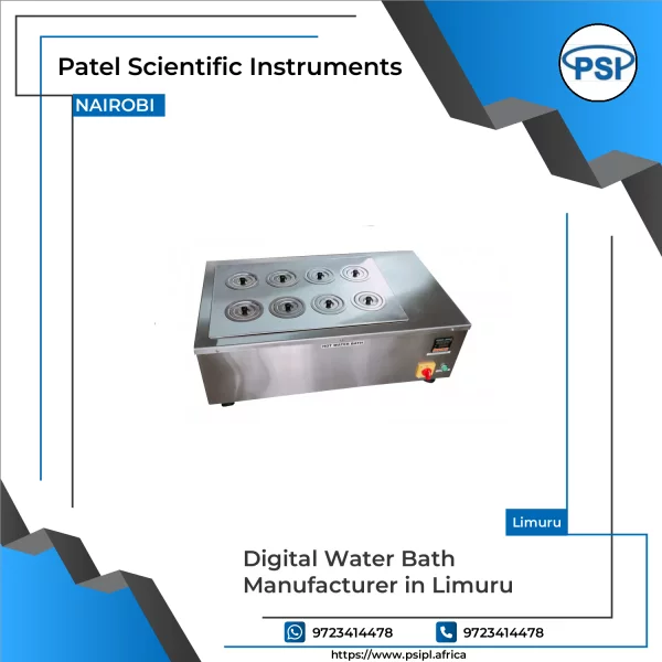 Digital Water Bath Instrument Used In Laboratory For Maintaining Constant Temperature