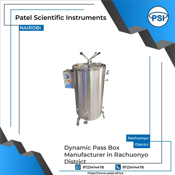 Dynamic Pass Box Showing Front View With Open Doors For Material Transfer