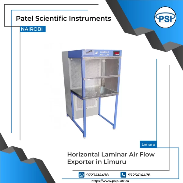 Horizontal Laminar Air Flow Unit Showing Front View With Control Panel