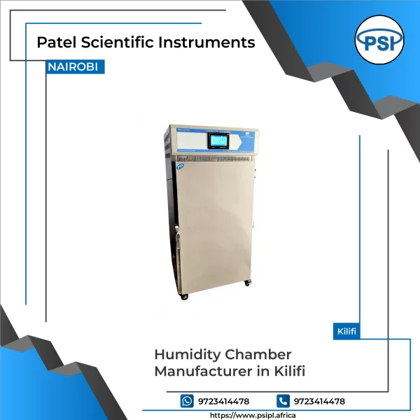 Humidity Chamber With Digital Controls Showing Temperature And Moisture Settings
