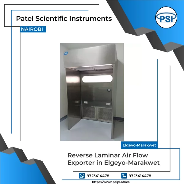 Reverse Laminar Air Flow Unit Installed In A Laboratory Environment