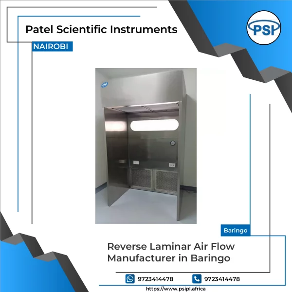 Reverse Laminar Air Flow Unit Installed In A Laboratory