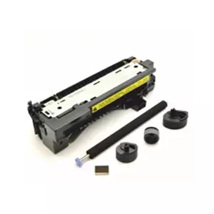 Printer Maintenance Kit Components Including Rollers, Pads, Blades Arranged For Servicing