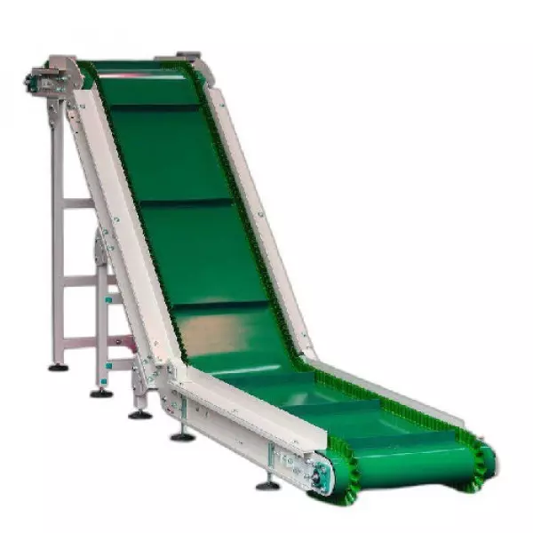 Inclined Cleated Modular Conveyor