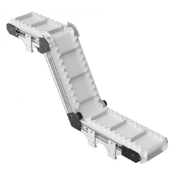 Sidewall Cleated Modular Conveyor