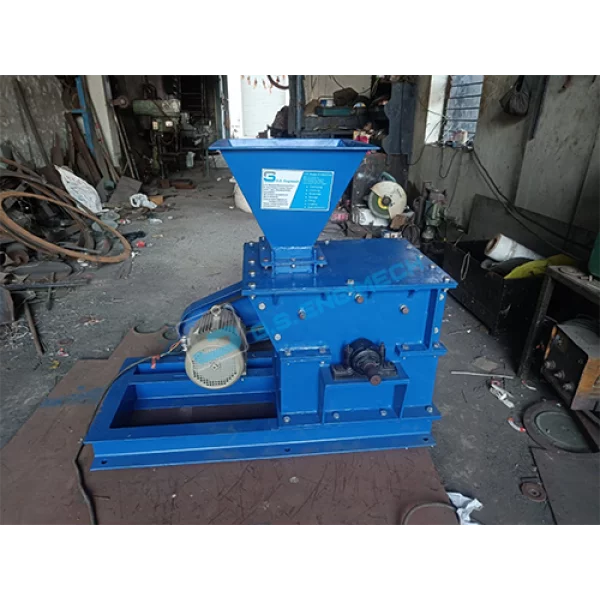 Hammer Crusher Machine Installed At Industrial Site