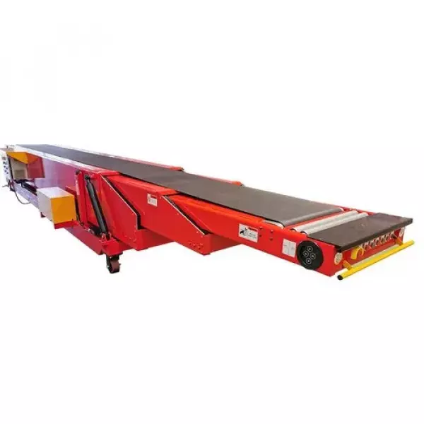 Mobile Loading Conveyor Installed At An Industrial Site