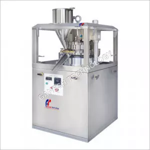 Rotary Tablet Compression Machine Showing Turret And Punch Assembly