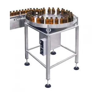 Industrial Turntable Machine Used In Packaging Line